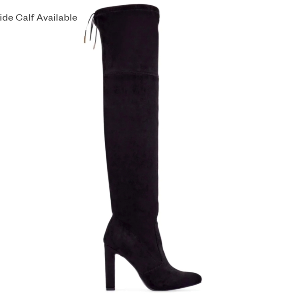 NWT in wrapper Jesyna Thigh-High Boot, Draw string, Size 7